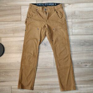 Dovetail Workwear Womens pants The Maven Slim 4/30 Brown